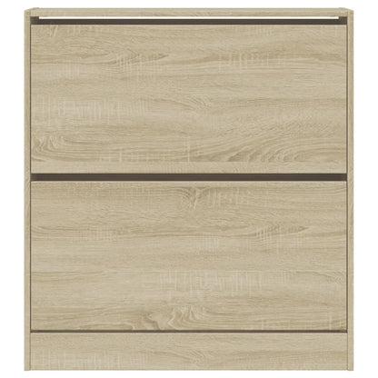 Scarpiera Rovere Sonoma 80x21x87,5 cm in Legno Multistrato - homemem39