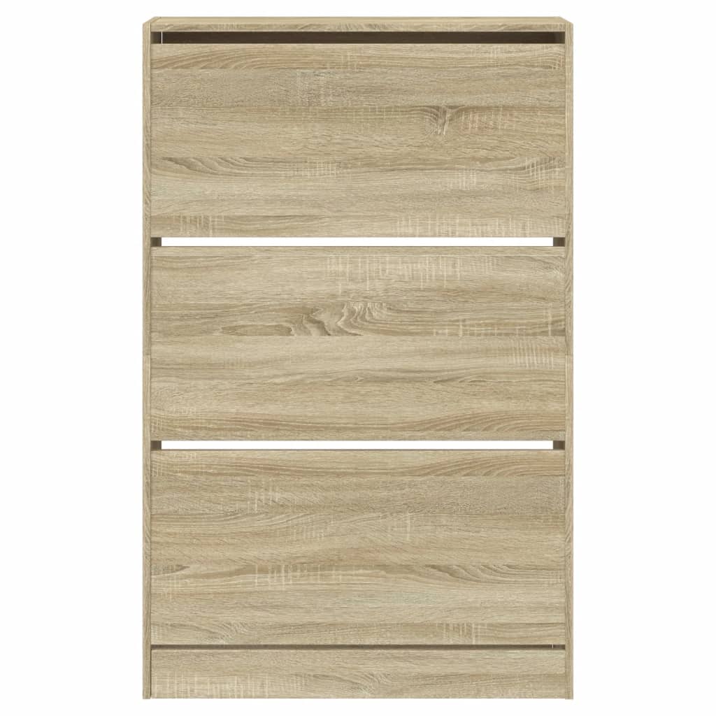 Scarpiera Rovere Sonoma 80x21x125,5 cm in Legno Multistrato - homemem39