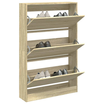 Scarpiera Rovere Sonoma 80x21x125,5 cm in Legno Multistrato | homemem39