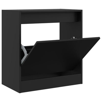 Scarpiera Nera 60x34x63,5 cm in Legno Multistrato - homemem39