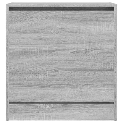 Scarpiera Grigio Sonoma 60x34x63,5 cm in Legno Multistrato - homemem39