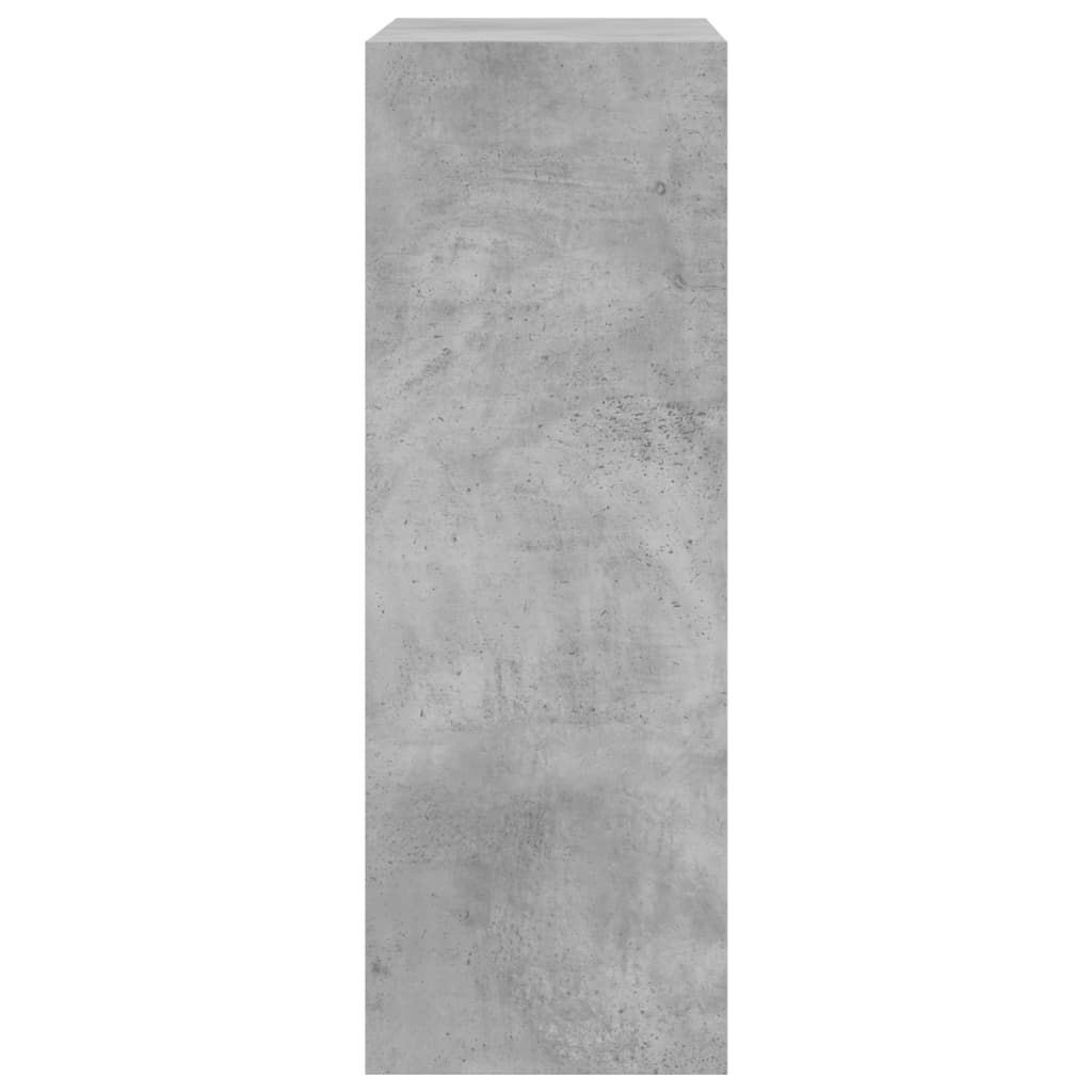 Scarpiera Grigio Cemento 60x34x96,5 cm in Legno Multistrato - homemem39