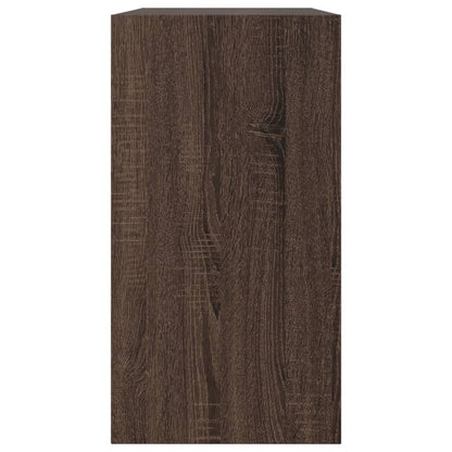Scarpiera Rovere Marrone 80x34x63 cm in Legno Multistrato - homemem39
