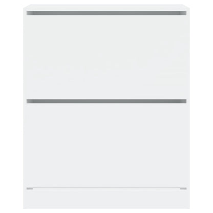 Scarpiera Bianca 80x34x96,5 cm in Legno Multistrato - homemem39