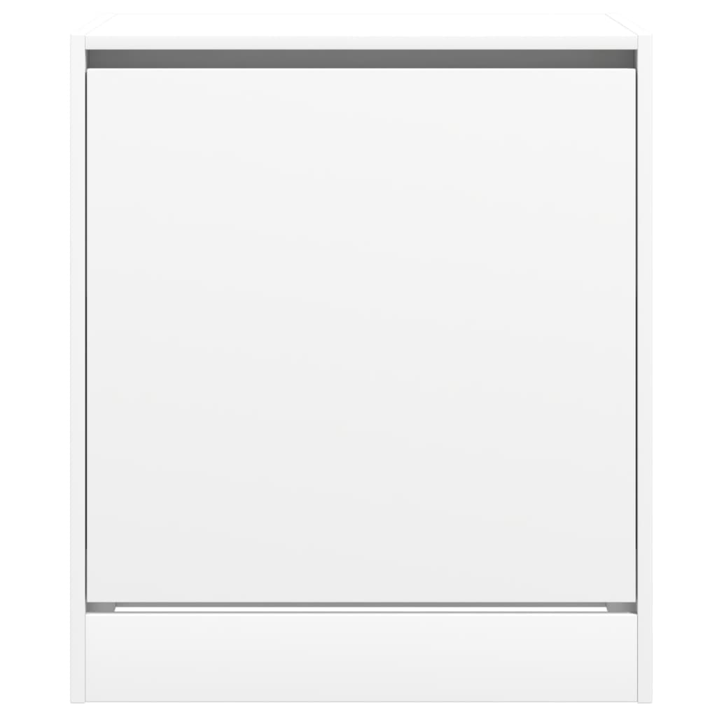 Scarpiera Bianca 60x42x69 cm in Legno Multistrato - homemem39