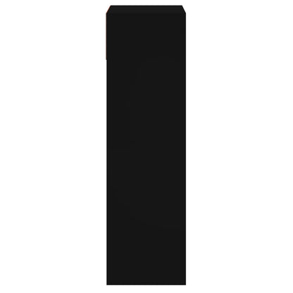 Scarpiera Nera 60x34x116 cm in Legno Multistrato - homemem39