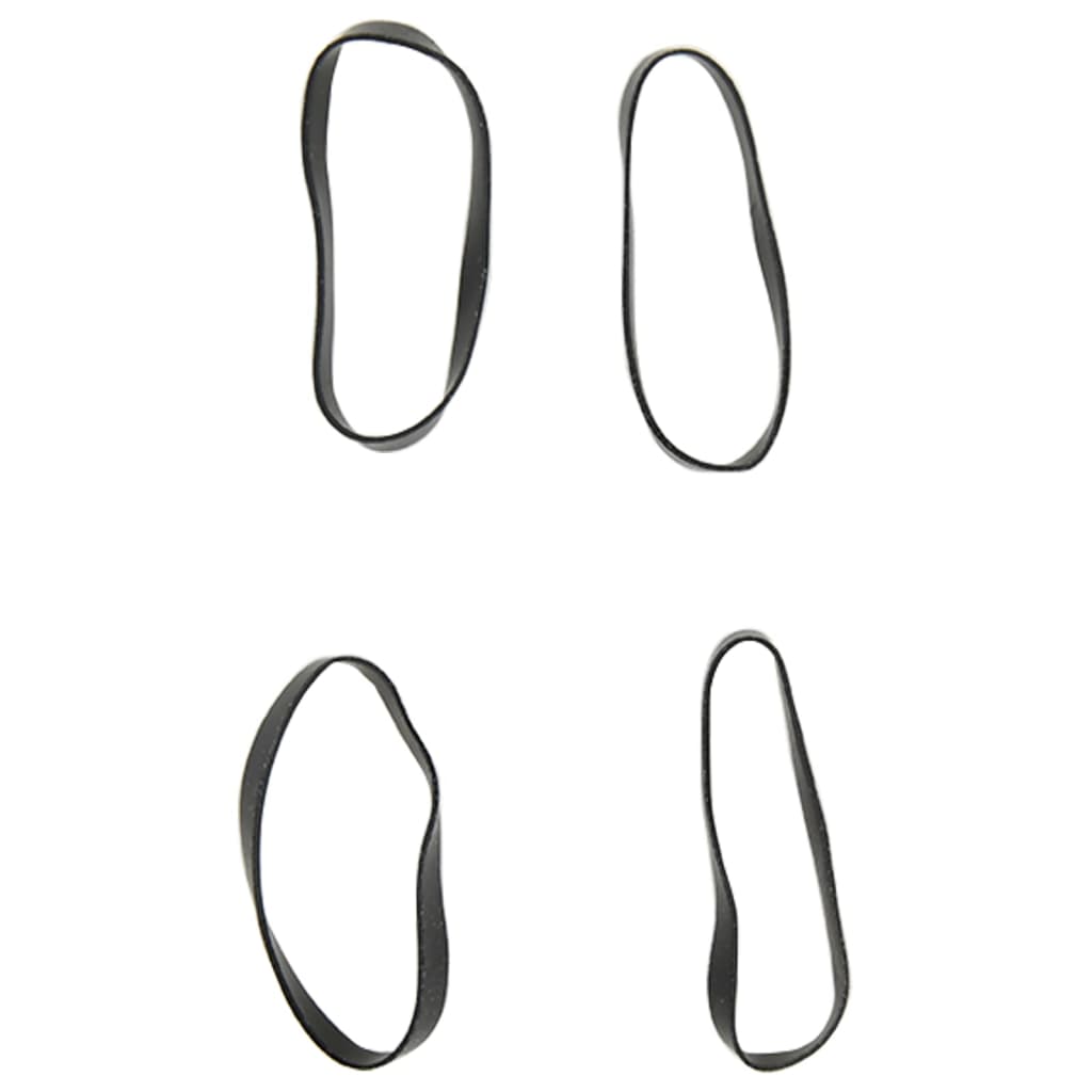 Elastici per Trecce Cavallo 500 pz Neri in Silicone - homemem39