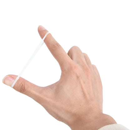 Elastici per Trecce Cavallo 2500 pz Bianchi in Silicone - homemem39