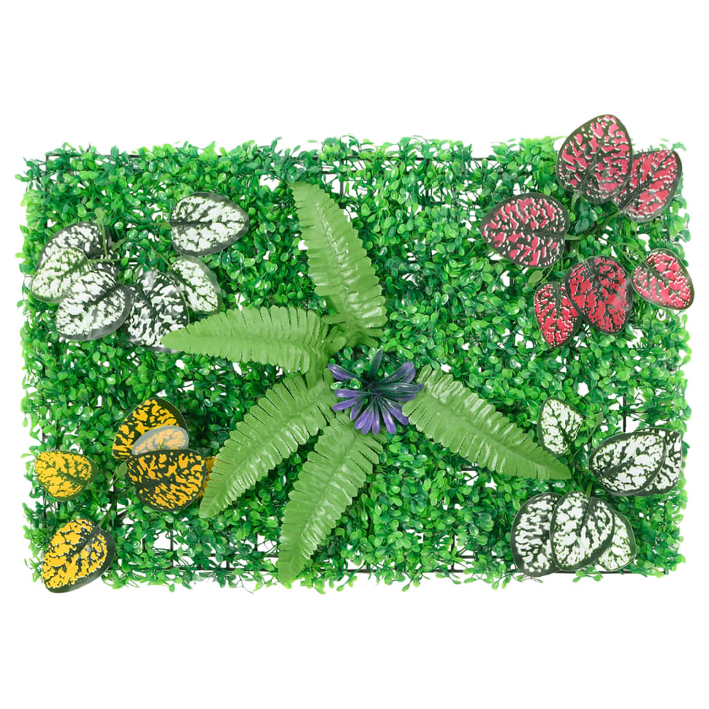  vidaXL Recinzione Piante Artificiali 24 pz Verde 40x60 cm