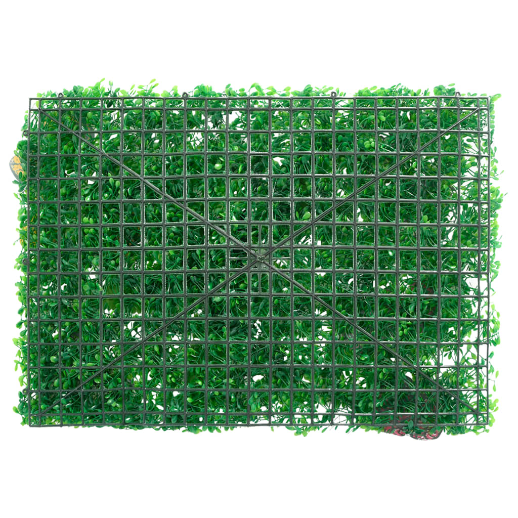  vidaXL Recinzione Piante Artificiali 24 pz Verde 40x60 cm