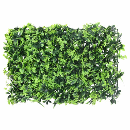  vidaXL Recinzione Foglie Artificiali 24 pz Verde 40x60 cm