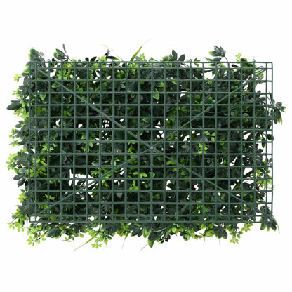  vidaXL Recinzione Foglie Artificiali 24 pz Verde 40x60 cm