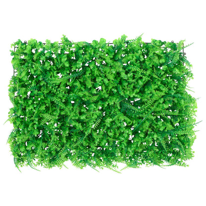 vidaXL Fence Artificial Fern Leaves 6 pcs Green 40x60 cm