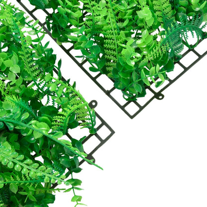 vidaXL Fence Artificial Fern Leaves 6 pcs Green 40x60 cm