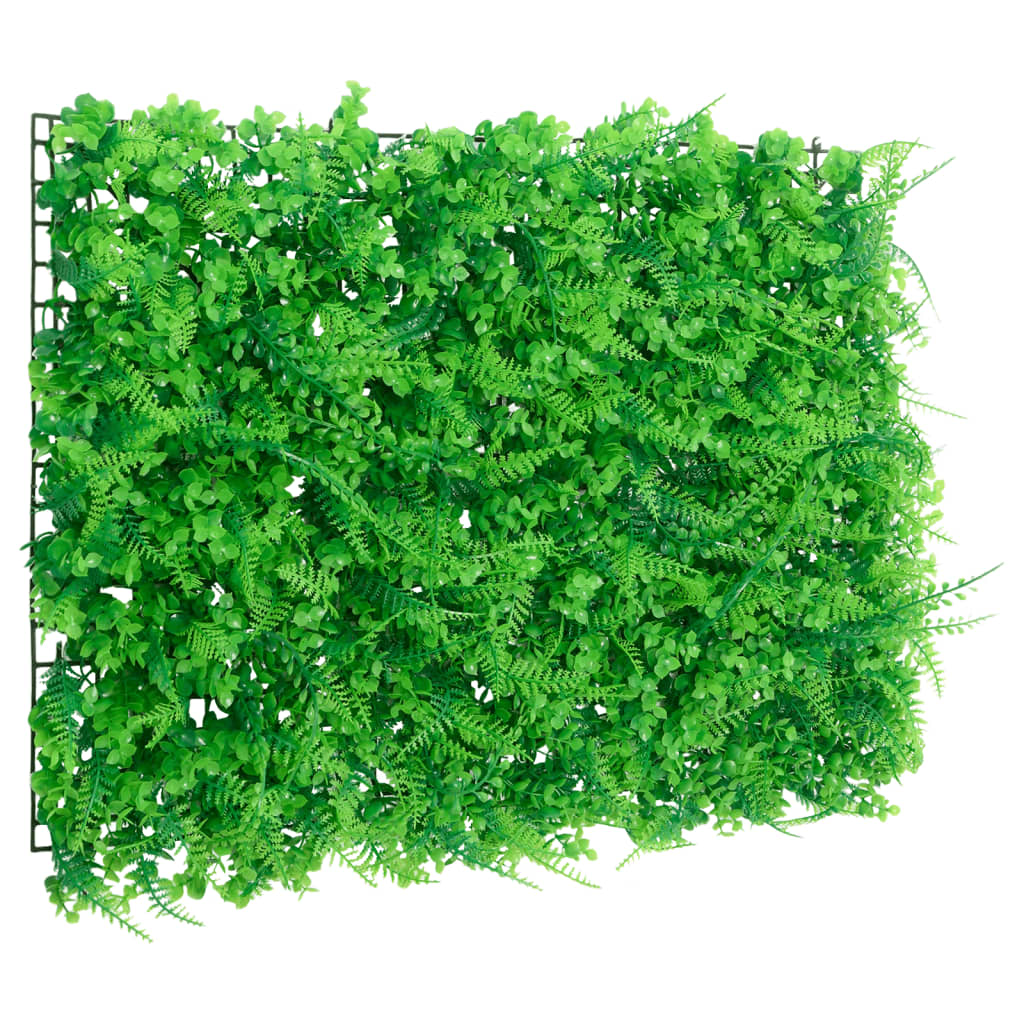  vidaXL Recinzione Foglie Felce Artificiali 24 pz Verde 40x60 cm