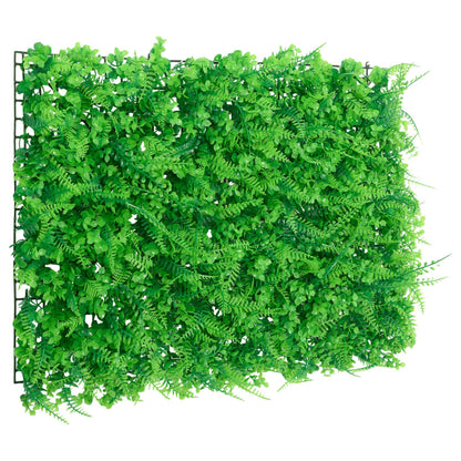  vidaXL Recinzione Foglie Felce Artificiali 24 pz Verde 40x60 cm