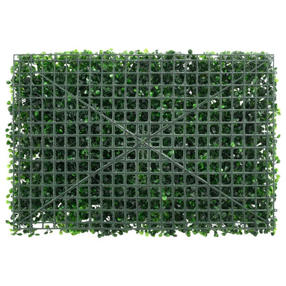 vidaXL Artificial Plant Fence 24 pcs Green 40x60 cm