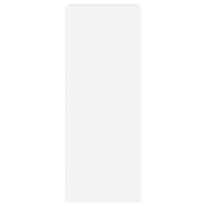 Scarpiera con 2 Cassetti Ribaltabili Bianca 60x42x108 cm - homemem39