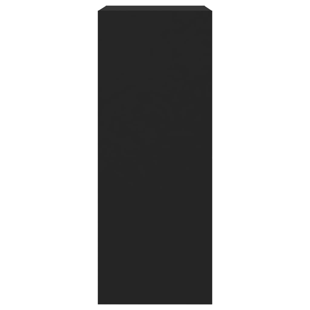 Scarpiera con 2 Cassetti Ribaltabili Nera 60x42x108 cm - homemem39