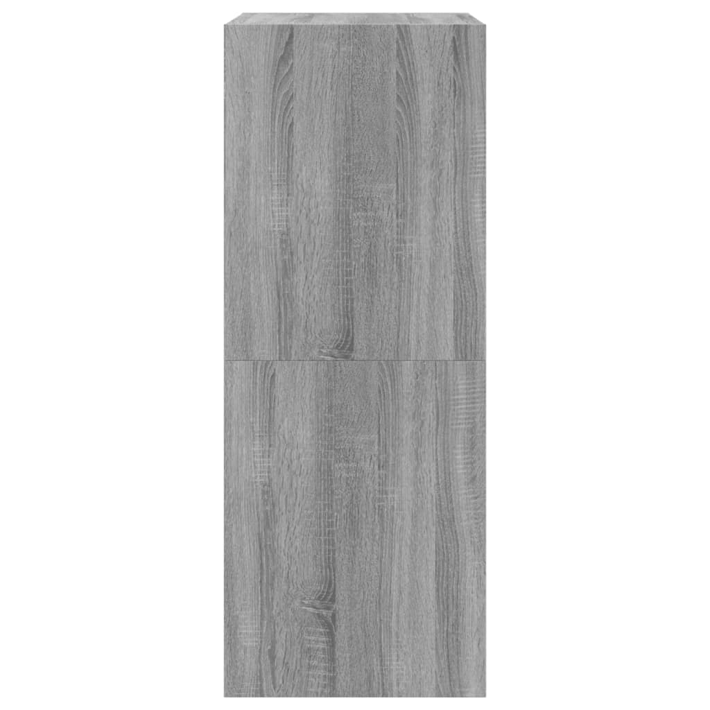 Scarpiera 2 Cassetti Ribaltabili Grigio Sonoma 60x42x108 cm - homemem39