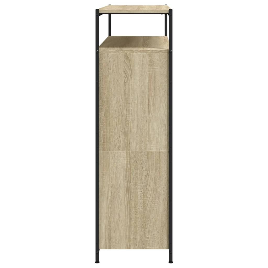 Scarpiera 4 Cassetti Ribaltabili Rovere Sonoma 100x34x112 cm - homemem39