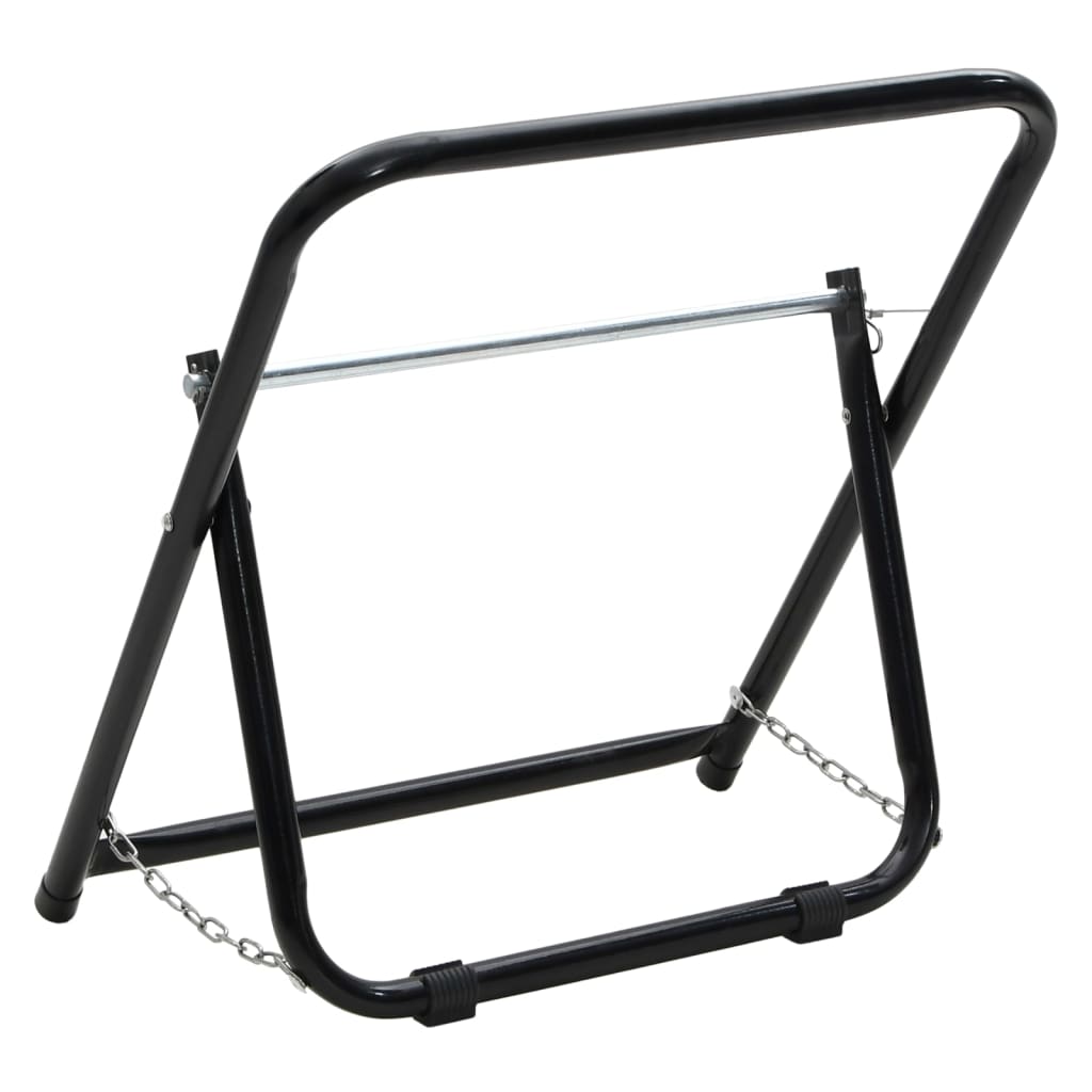 Carrello Avvolgitubo 48cm 45kg Nero Acciaio Verniciato Polvere