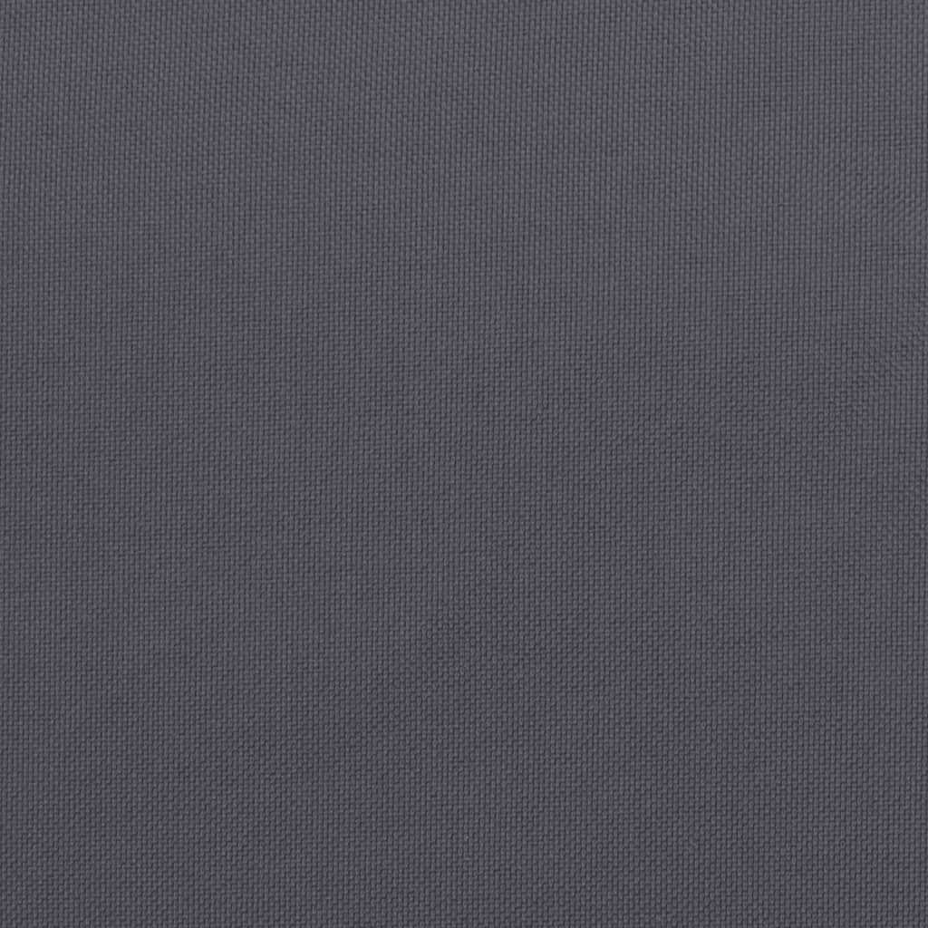 Cuscini per Sedia Schienale Alto 2 pz Antracite Tessuto Oxford