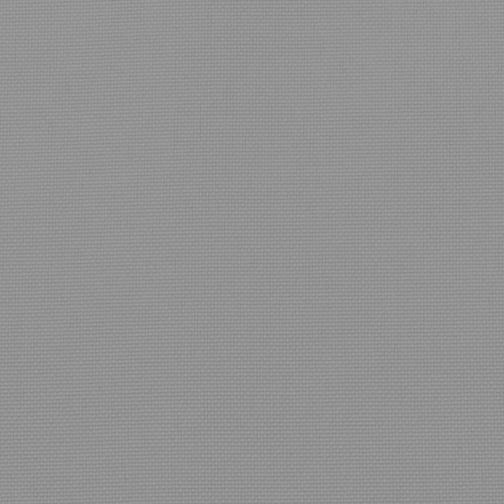 Cuscini per Sedia Schienale Alto 6 pz Grigio Tessuto Oxford