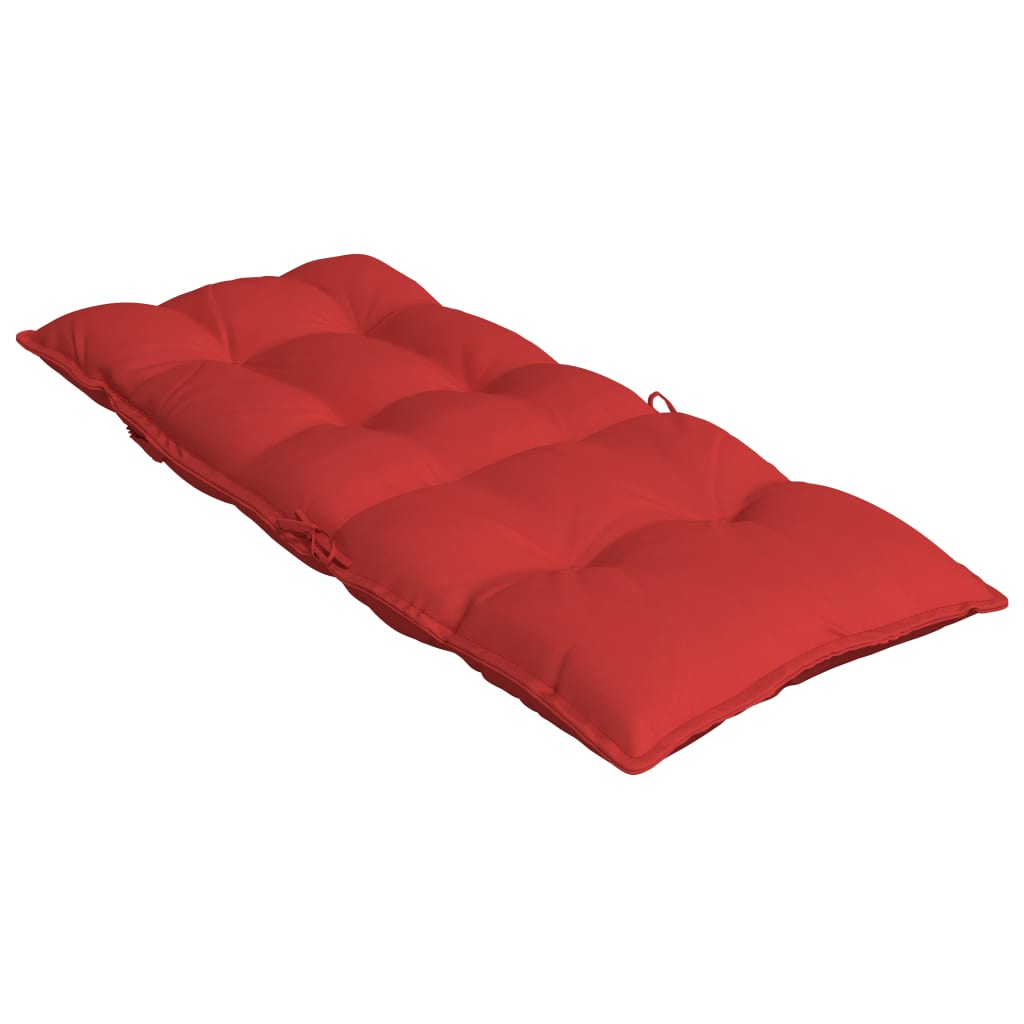 High Back Chair Cushions 2 pcs Red Oxford Fabric