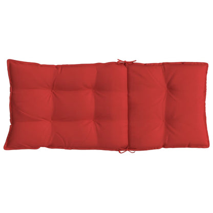 Cuscini per Sedia con Schienale Alto 6 pz Rosso Tessuto Oxford | homemem39