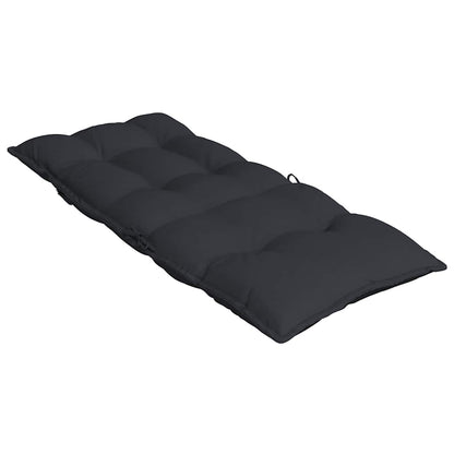Cuscini per Sedia con Schienale Alto 6pz Nero in Tessuto Oxford | homemem39