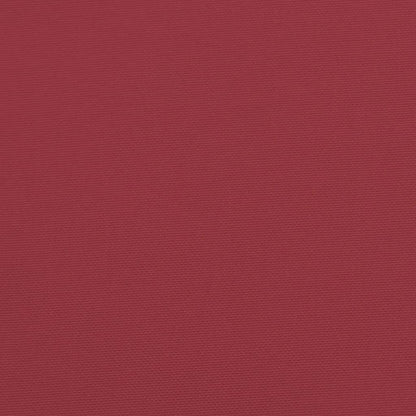 Cuscini Sedia con Schienale Alto 4 pz Rosso Vino Tessuto Oxford