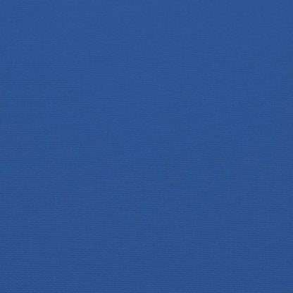 Cuscini Sedia con Schienale Alto 4 pz Blu Reale Tessuto Oxford