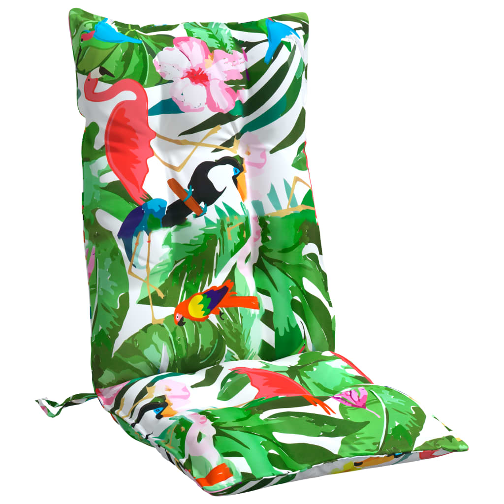 Cuscini per Sedia Schienale Alto 4pz Multicolore Tessuto Oxford - homemem39