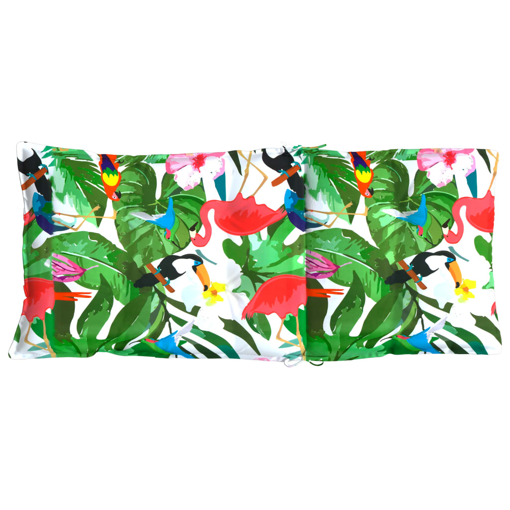 Cuscini per Sedia Schienale Alto 4pz Multicolore Tessuto Oxford - homemem39