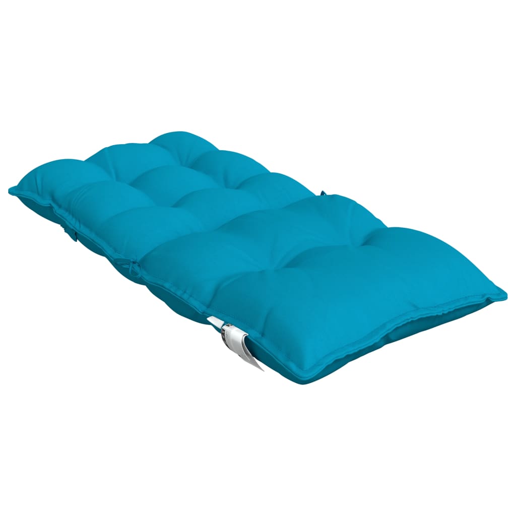 Cuscini Sedia Schienale Basso 6 pz Azzurro in Tessuto Oxford | homemem39