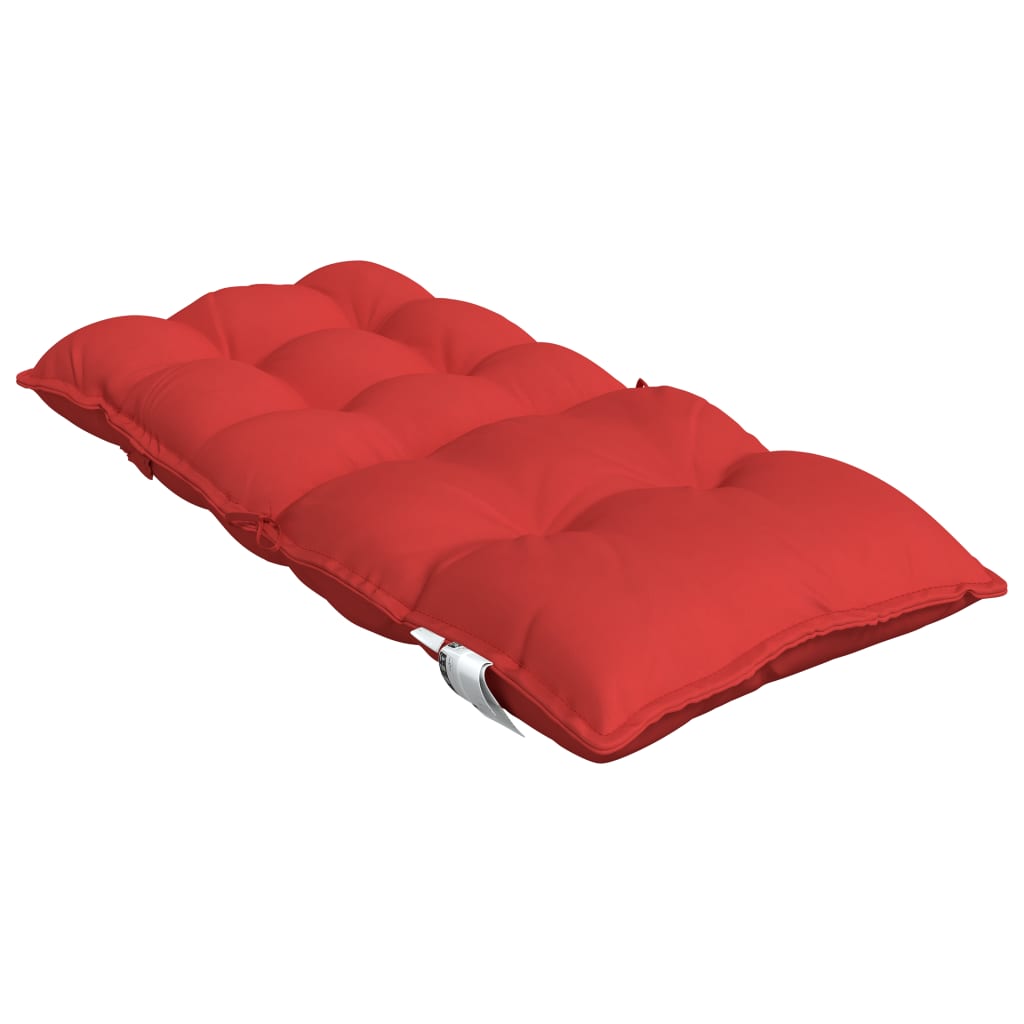 Cuscini per Sedia Schienale Basso 4 pz Rossi in Tessuto Oxford | homemem39