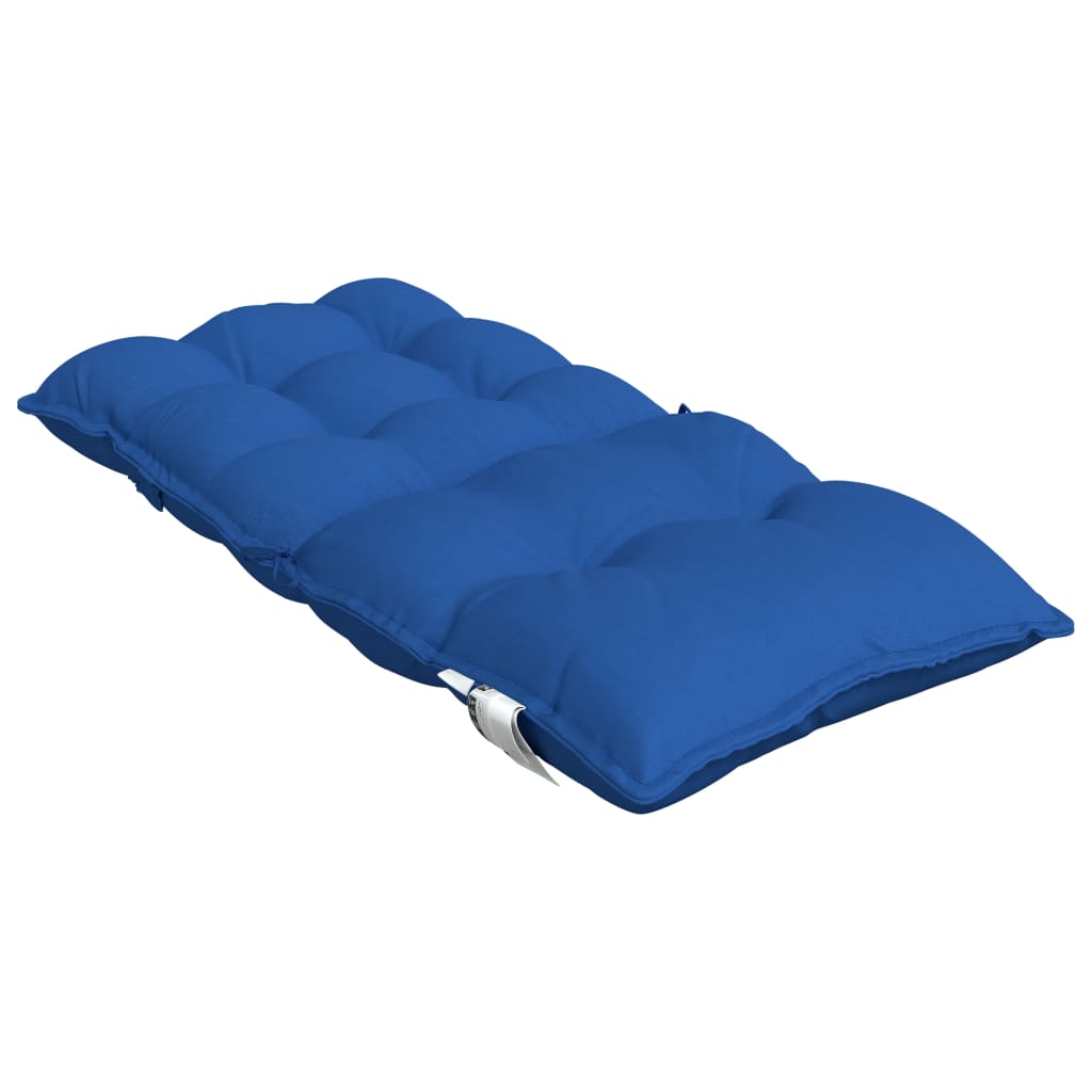 Cuscini Sedia con Schienale Basso 6 pz Blu Reale Tessuto Oxford - homemem39
