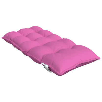 Cuscini per Sedia Schienale Basso 2 pz Rosa in Tessuto Oxford | homemem39
