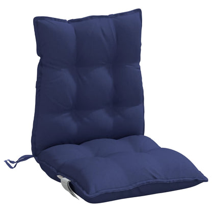 Cuscini Sedia Schienale Basso 6 pz Blu Marino in Tessuto Oxford | homemem39