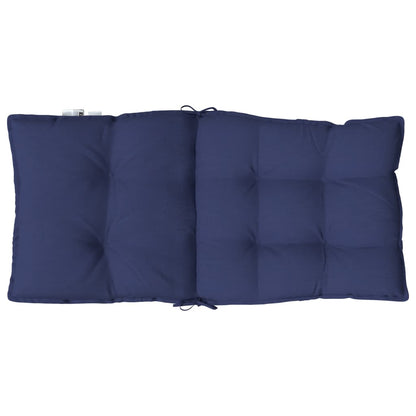 Cuscini Sedia Schienale Basso 6 pz Blu Marino in Tessuto Oxford | homemem39
