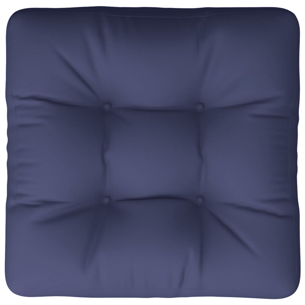 Cuscino per Pallet Blu Marino 50x50x12 cm in Tessuto