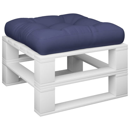 Cuscino per Pallet Blu Marino 60x60x12 cm in Tessuto | homemem39