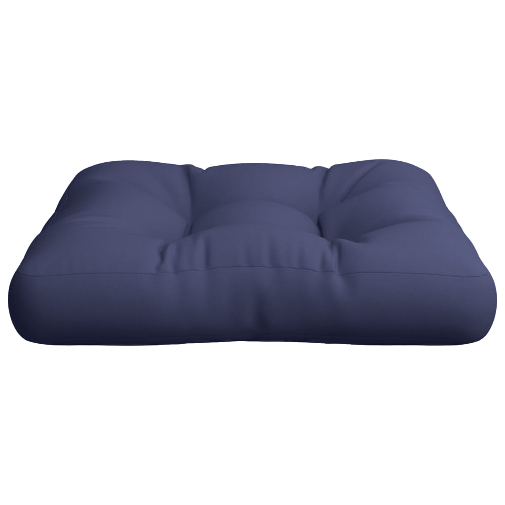 Cuscino per Pallet Blu Marino 60x60x12 cm in Tessuto | homemem39