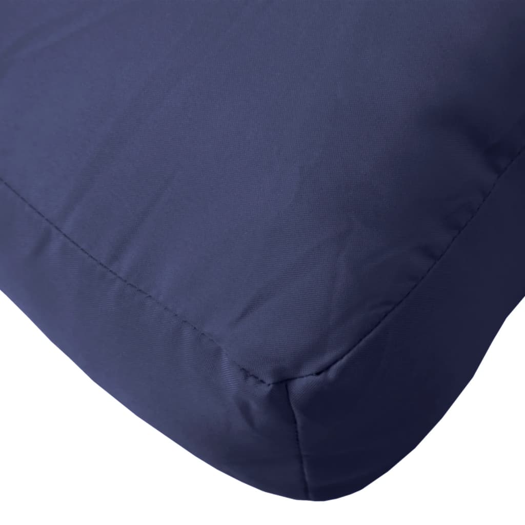 Cuscino per Pallet Blu Marino 60x60x12 cm in Tessuto | homemem39