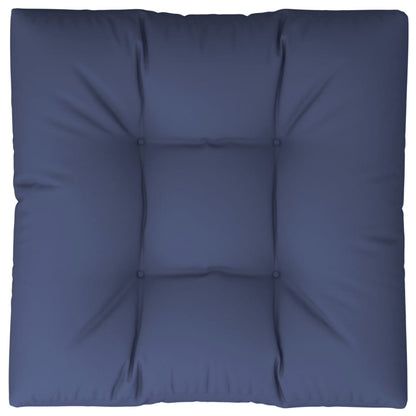 Cuscino per Pallet Blu Marino 80x80x12 cm in Tessuto