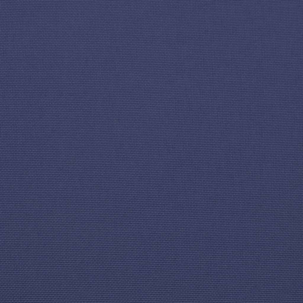 Cuscino per Pallet Blu Marino 80x80x12 cm in Tessuto