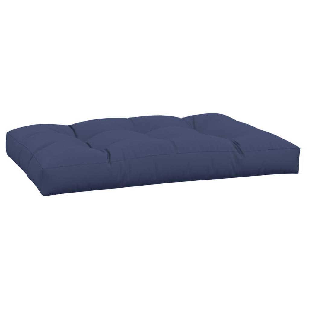 Cuscino per Pallet Blu Marino 120x80x12 cm in Tessuto | homemem39