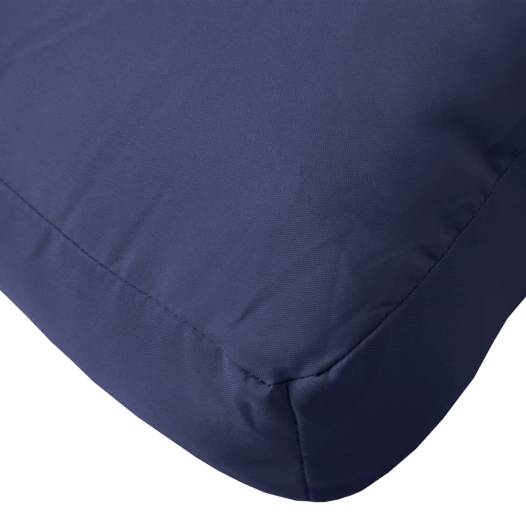 Cuscino per Pallet Blu Marino 120x80x12 cm in Tessuto | homemem39