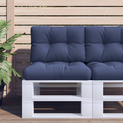 Cuscino per Pallet Blu Marino 60x40x12 cm in Tessuto | homemem39